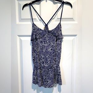 New top camisole Timeout blue-white, size 8